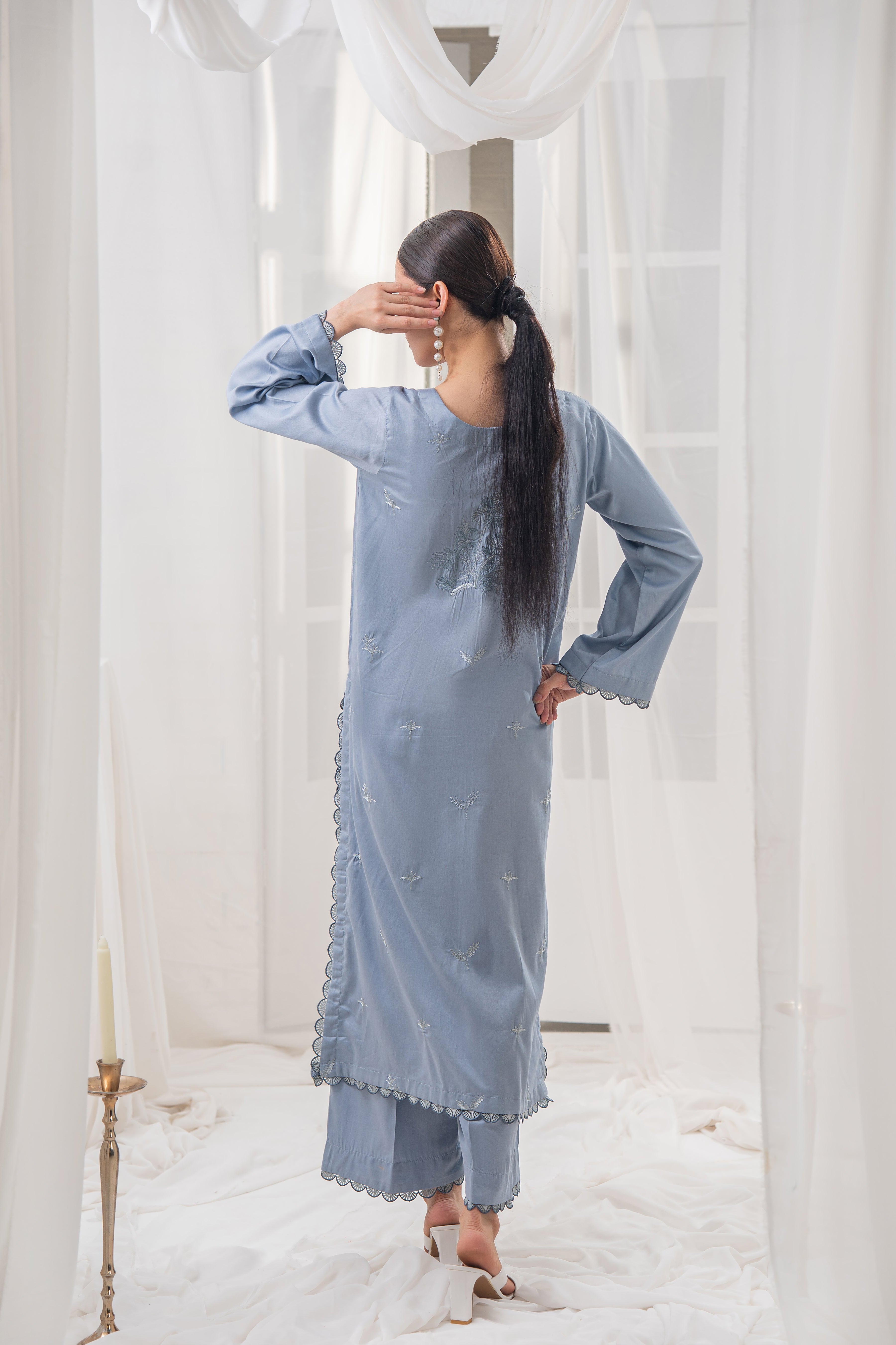 Co-Ord Sets ESSENTIALS - Pale Blue Grey
