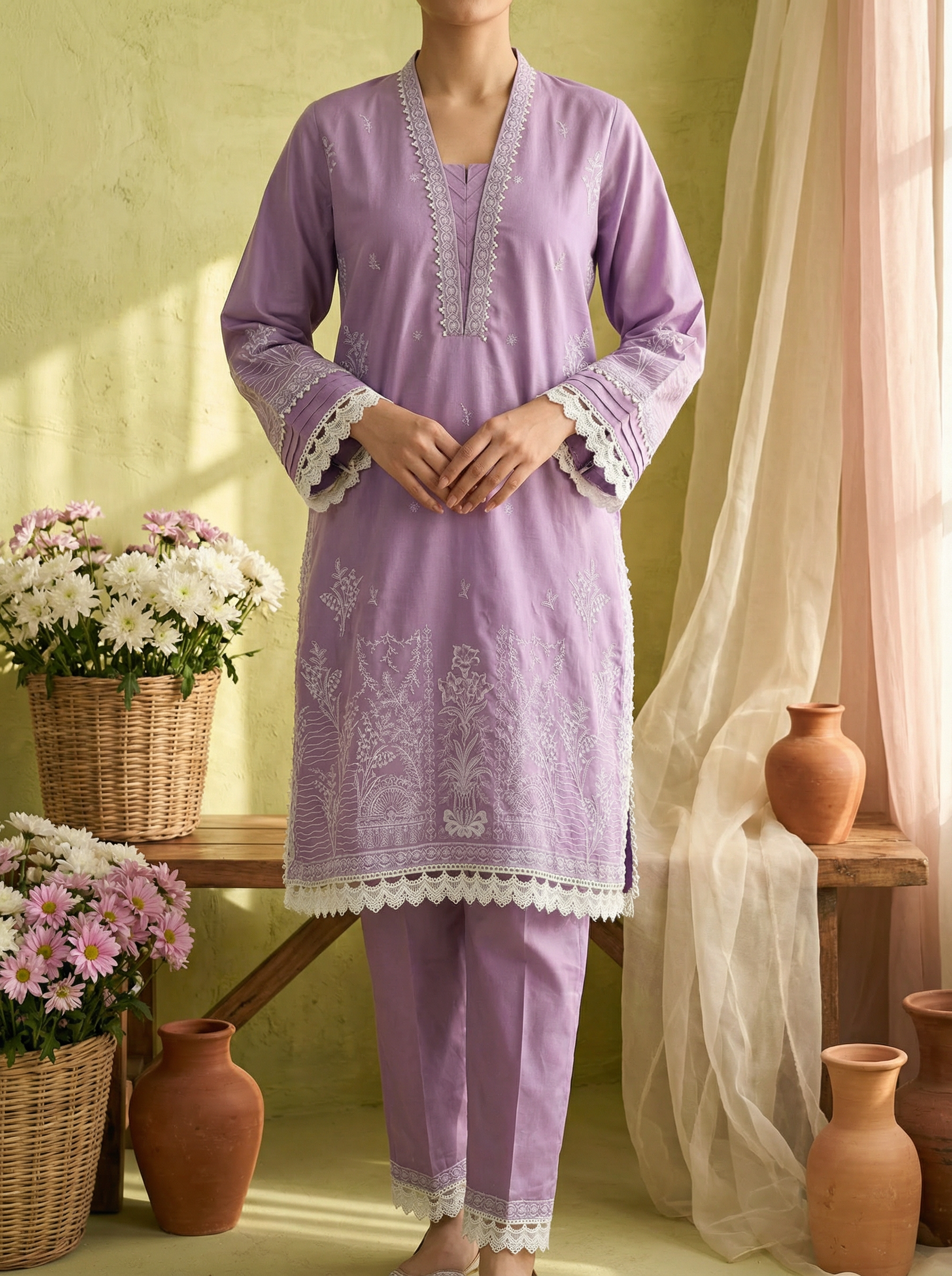 Co-Ord Sets ESSENTIALS - Lavender Blossom