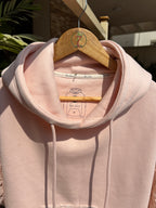 GUIPURE HOODIE - BLUSH-PEACH