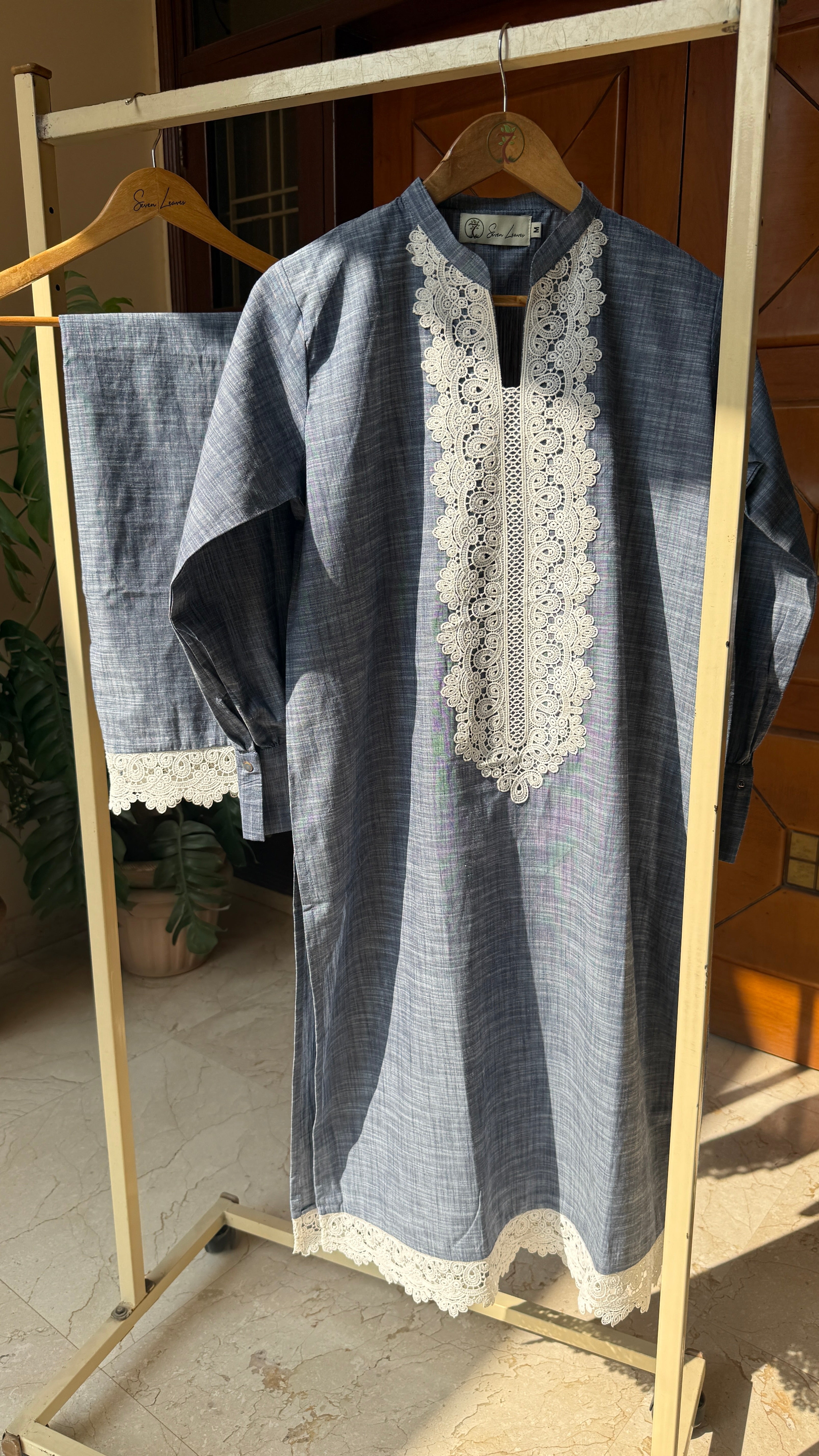 CO-ORD SET - DENIM BLUE