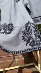 CO-ORD SET - DENIM-GREY