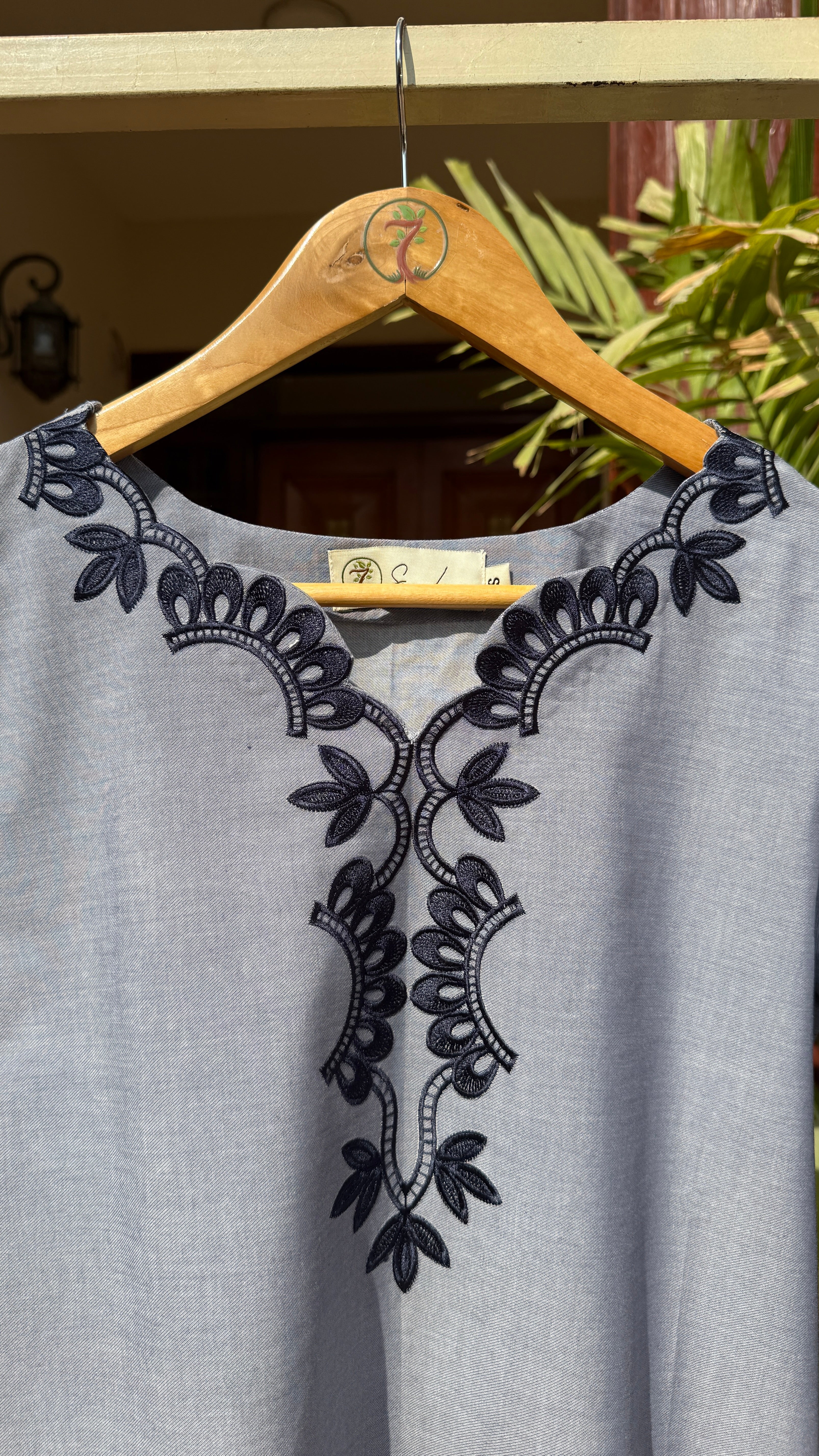 CO-ORD SET - DENIM-GREY