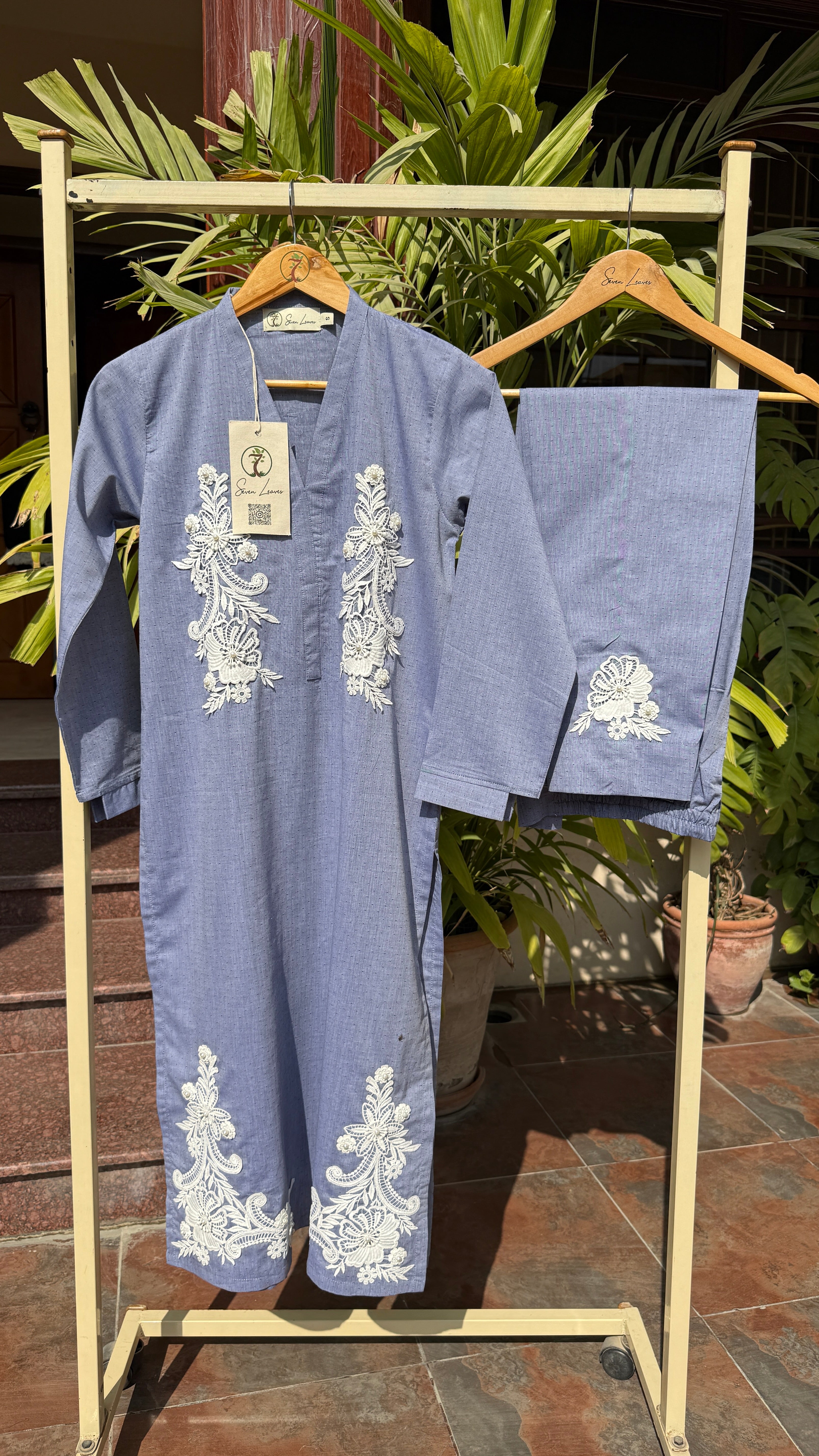 CO-ORD SET - TENSIL BLUE