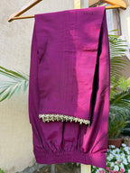 3-Piece EMBROIDERED SUIT - Mulberry Pink