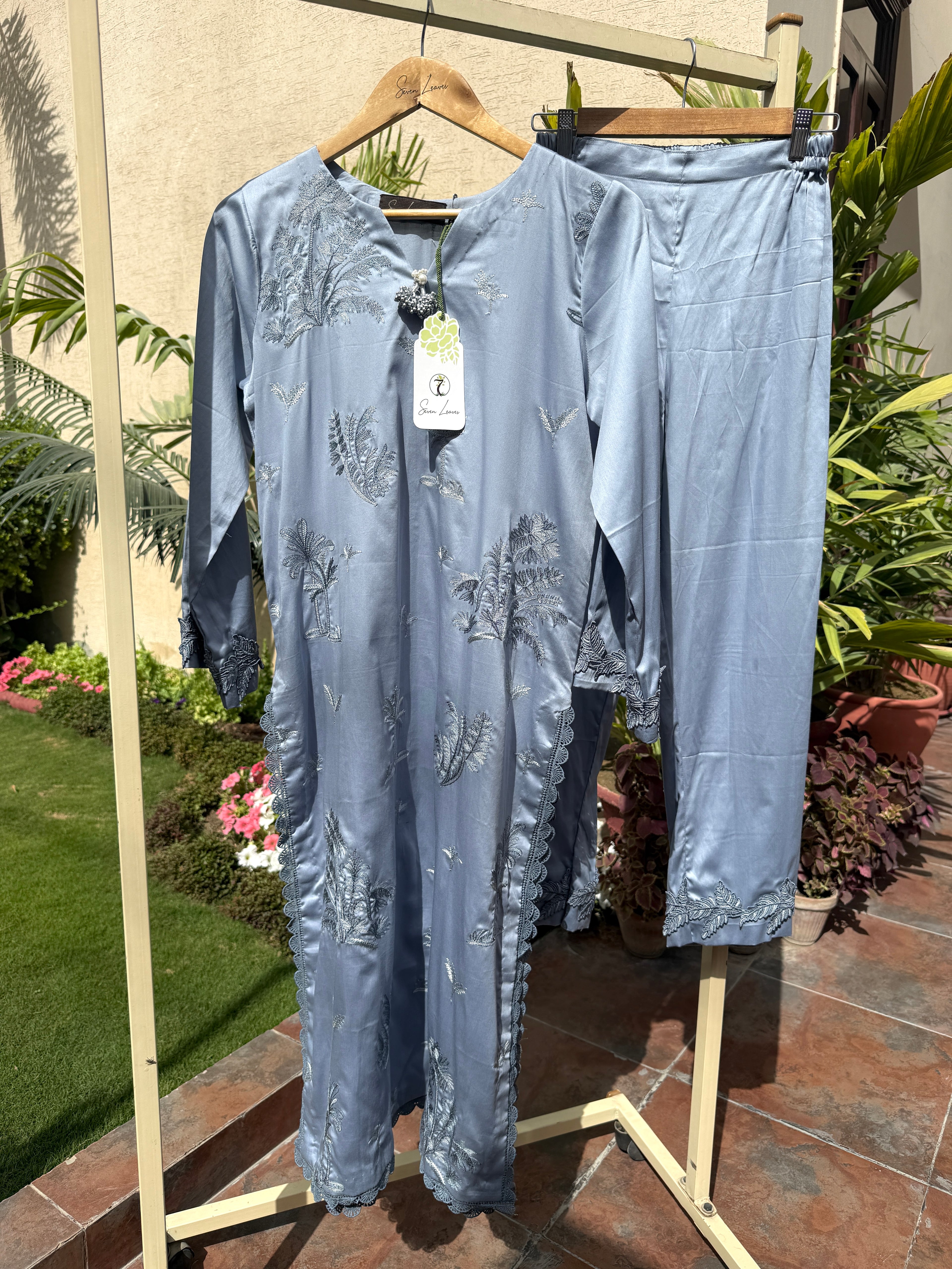 Co-Ord Sets ESSENTIALS - Pale Blue Grey